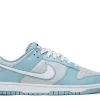 Nike Dunk Low 'Fleece Swoosh - Light Blue'