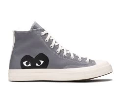 Converse Comme Des Garçons PLAY X Chuck 70 High 'Steel Gray'