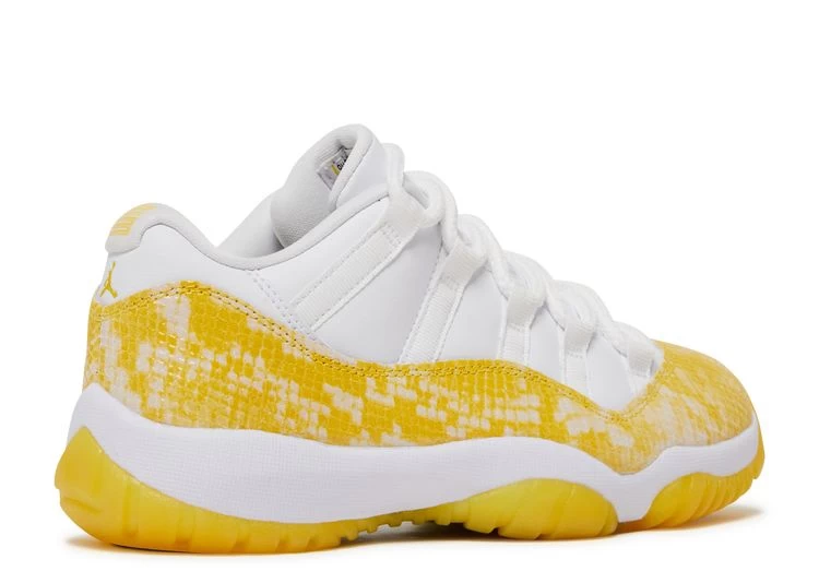 Wmns Air Jordan 11 Retro Low 'Yellow Snakeskin' - Image 3